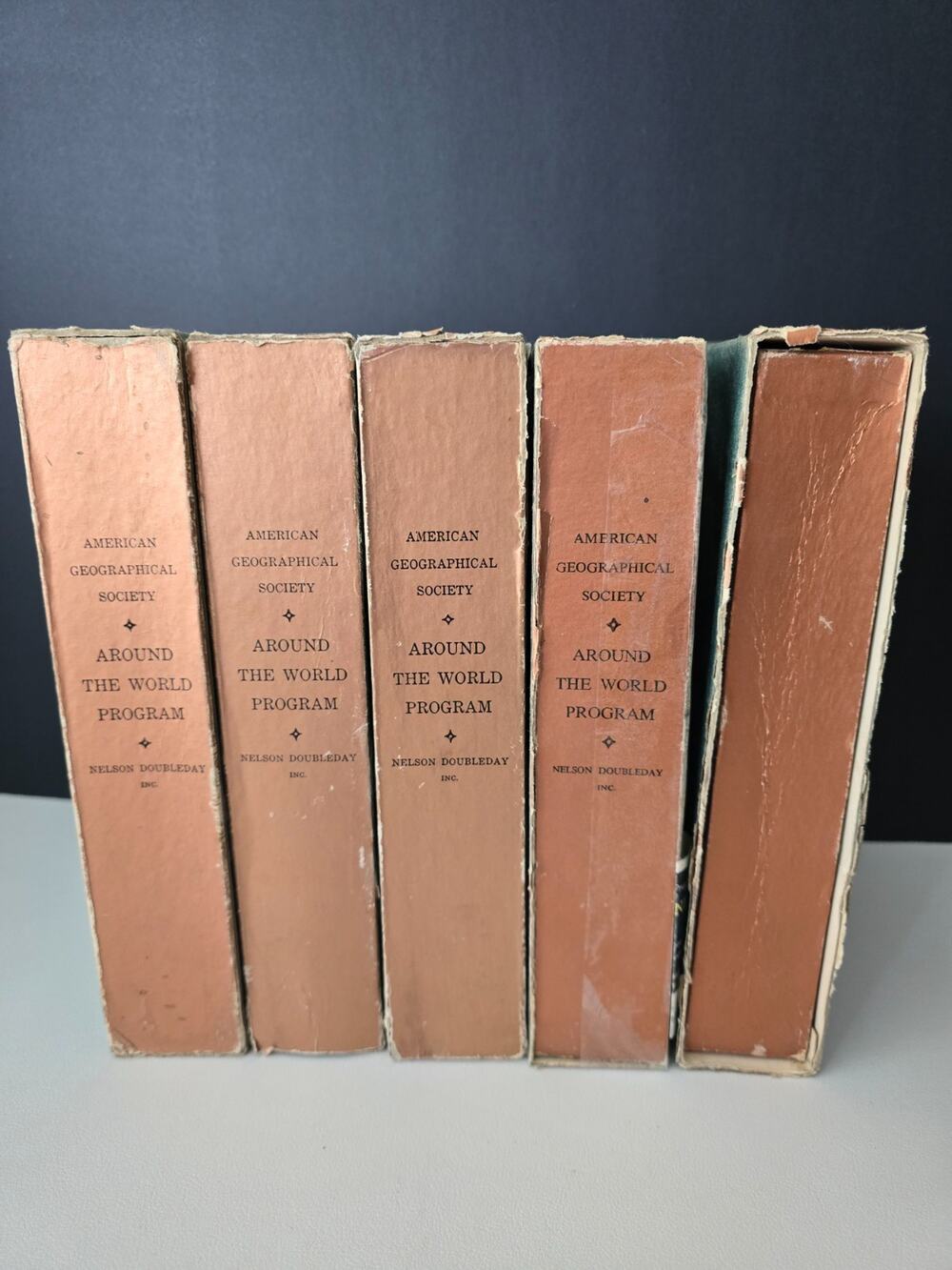 American Geographical Society Around The World Program Set Of 24Books, 1956-1960